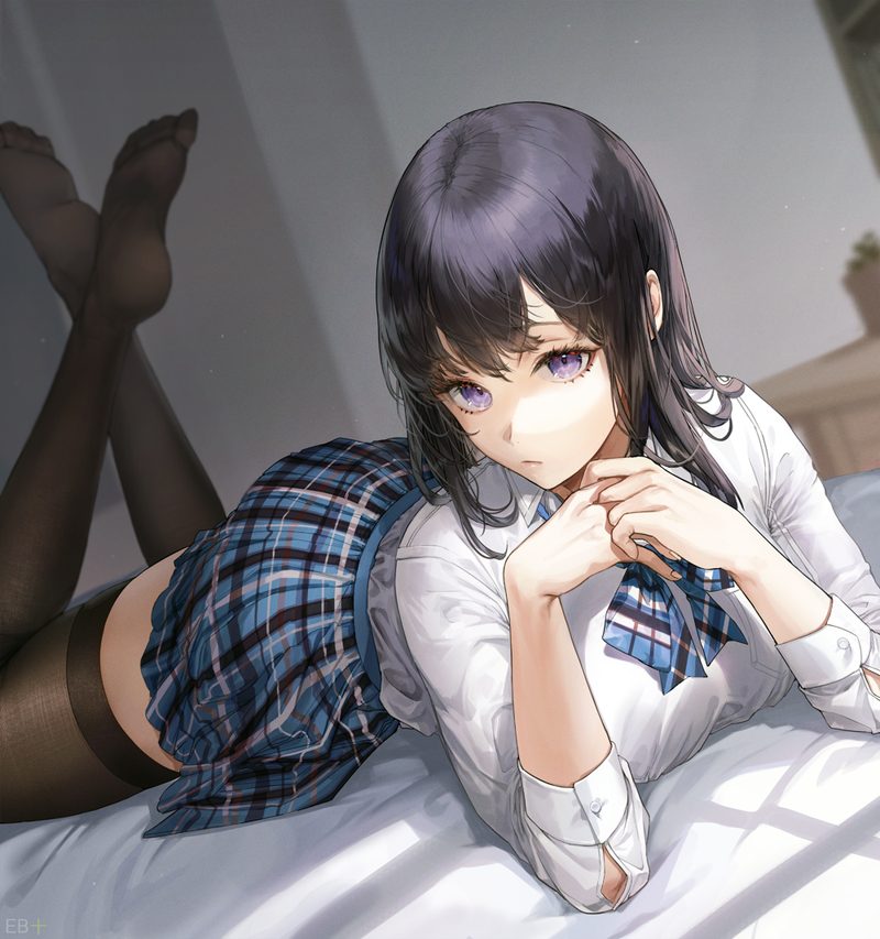 【二次】黒髪の女の子のエロ画像まとめ Part４８