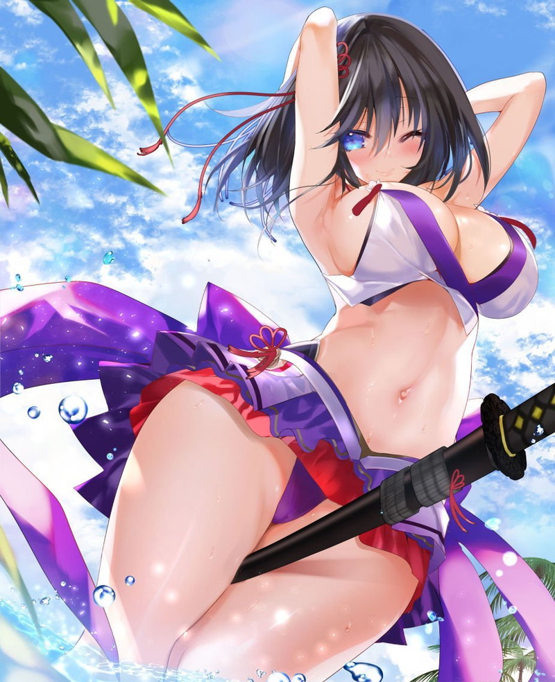 【二次】黒髪の女の子のエロ画像まとめ Part４８