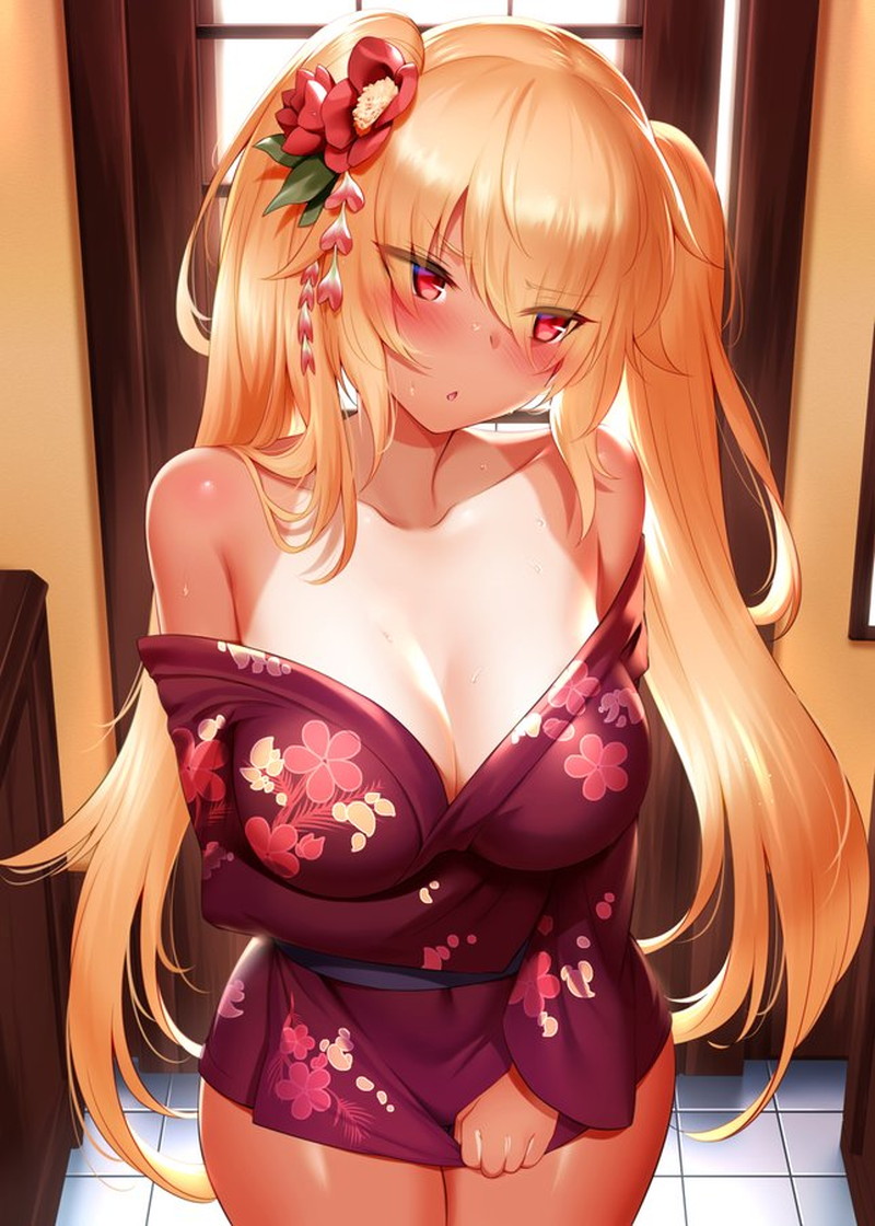 【二次】赤面、恥じらいエロ画像 Part５８【まとめ】