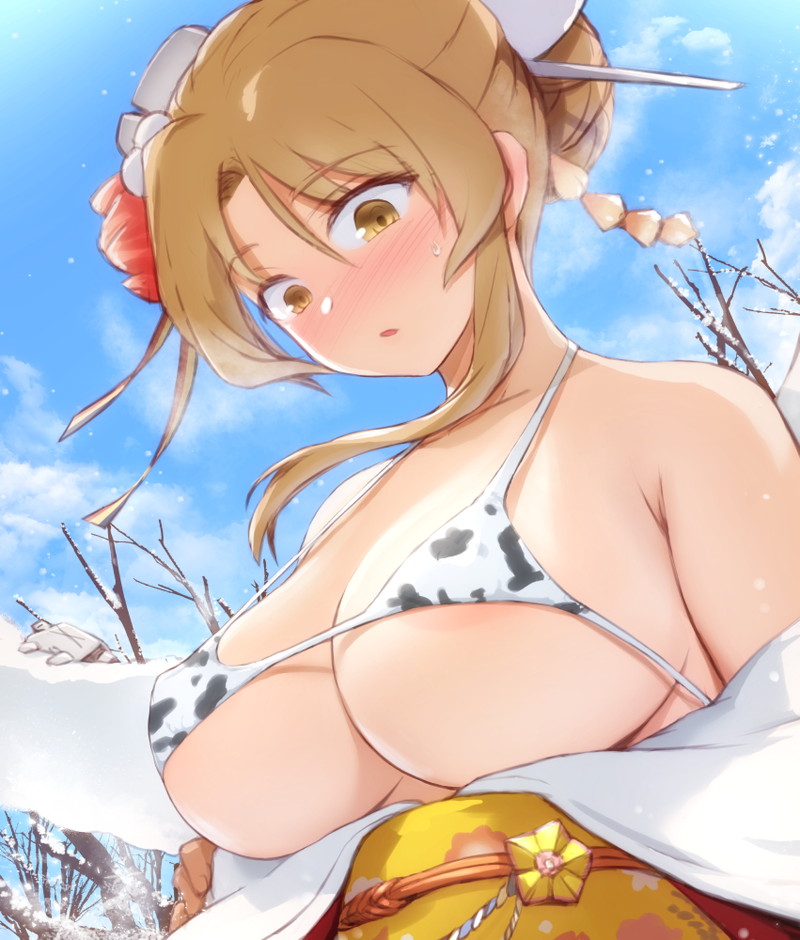【二次】赤面、恥じらいエロ画像 Part５９【まとめ】