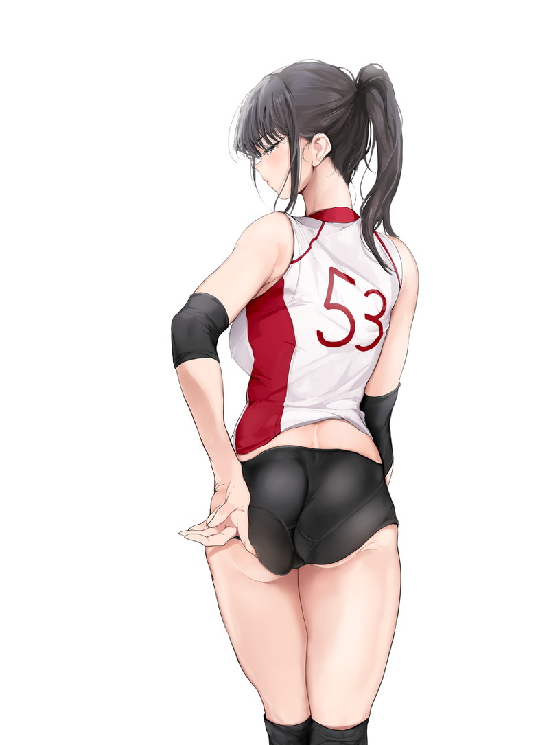 【二次】パンツやハイレグのお尻ワレメ食い込み画像 Part５