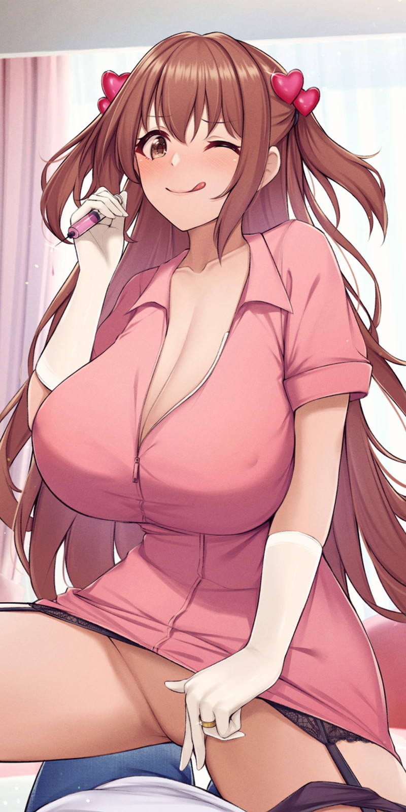 【二次】ウィンクしてる女の子のエロ画像まとめ Part１０
