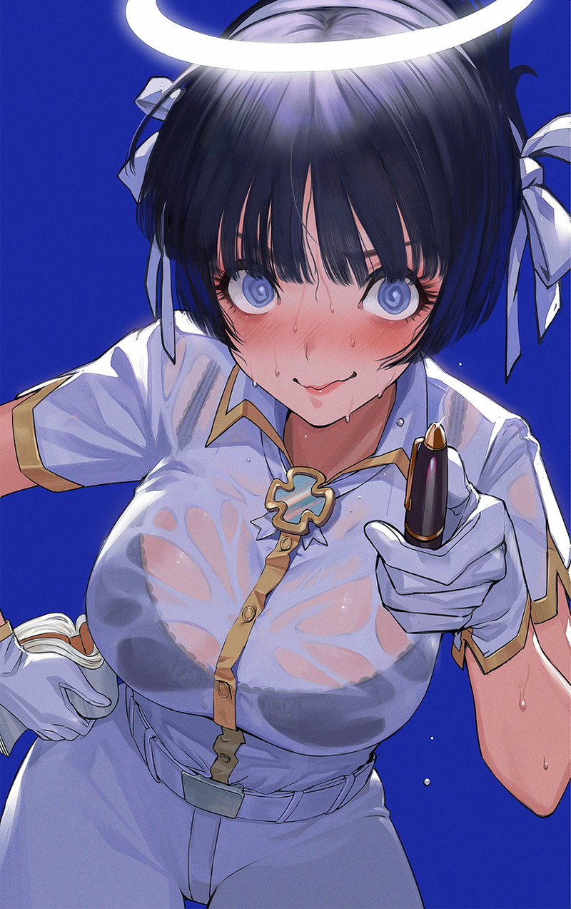 【二次】濡れ透けやスケスケな服を着た女の子のエロ画像 Part１２