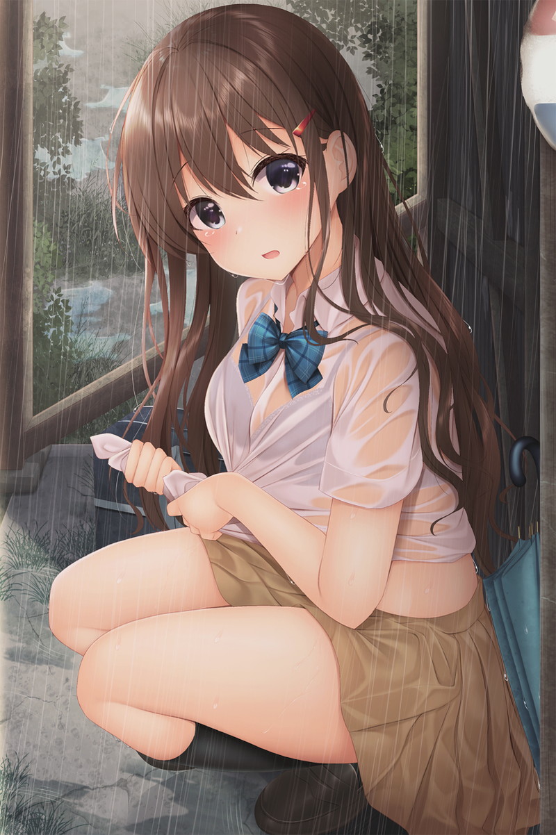 【二次】濡れ透けやスケスケな服を着た女の子のエロ画像 Part１２