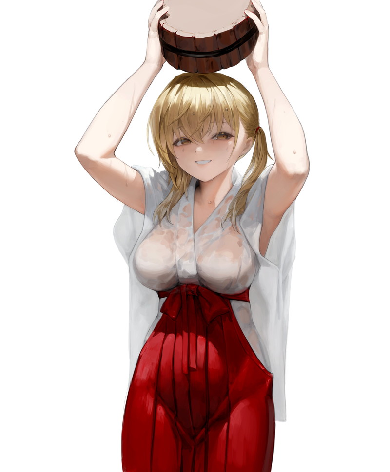 【二次】濡れ透けやスケスケな服を着た女の子のエロ画像 Part１２