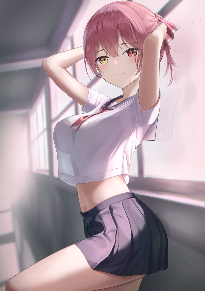 【二次】濡れ透けやスケスケな服を着た女の子のエロ画像 Part１２