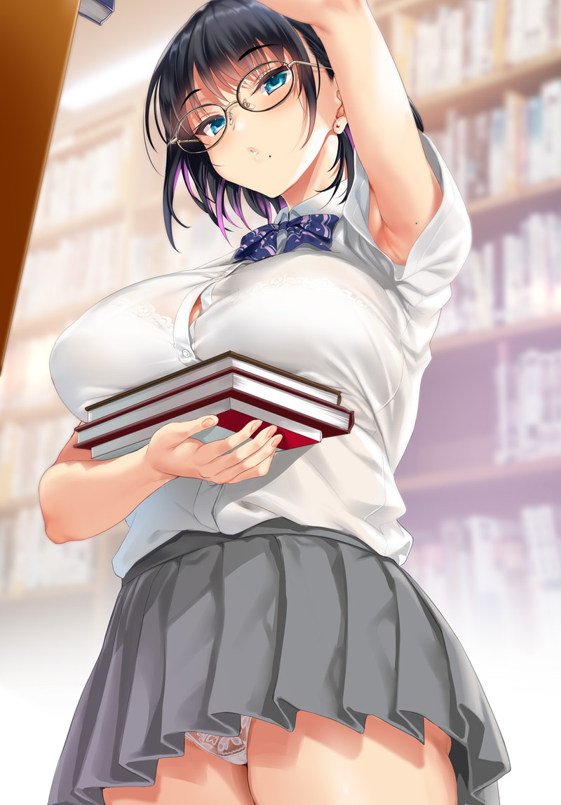 【二次】濡れ透けやスケスケな服を着た女の子のエロ画像 Part１２