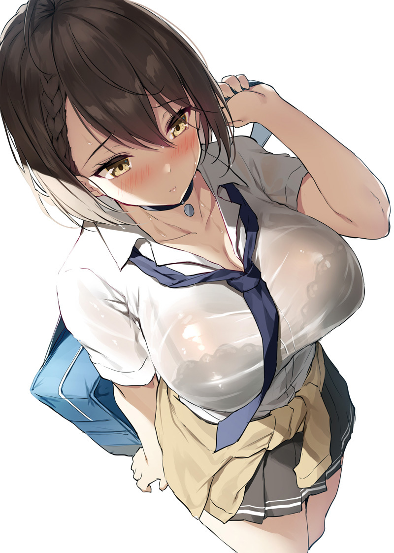 【二次】濡れ透けやスケスケな服を着た女の子のエロ画像 Part１２