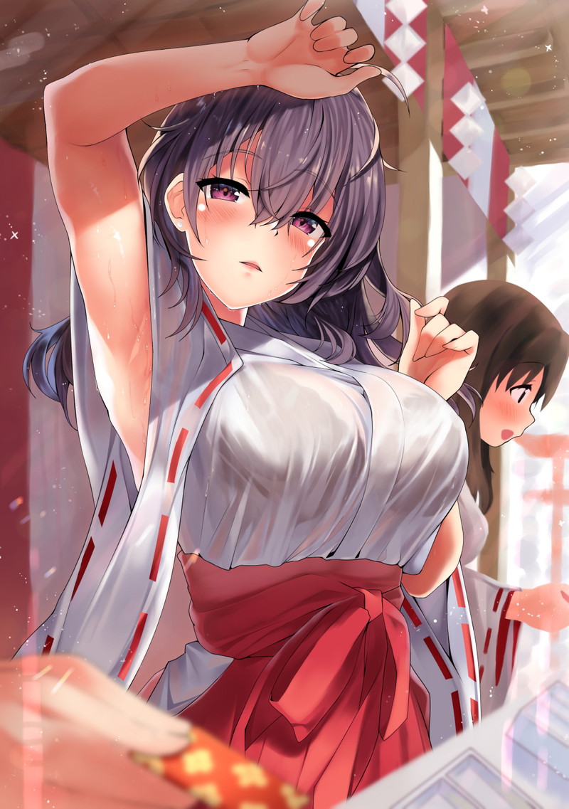 【二次】濡れ透けやスケスケな服を着た女の子のエロ画像 Part１２