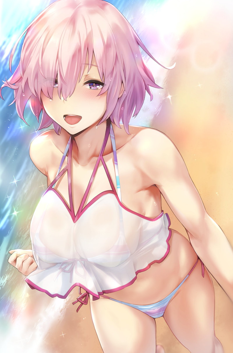 【二次】濡れ透けやスケスケな服を着た女の子のエロ画像 Part１２
