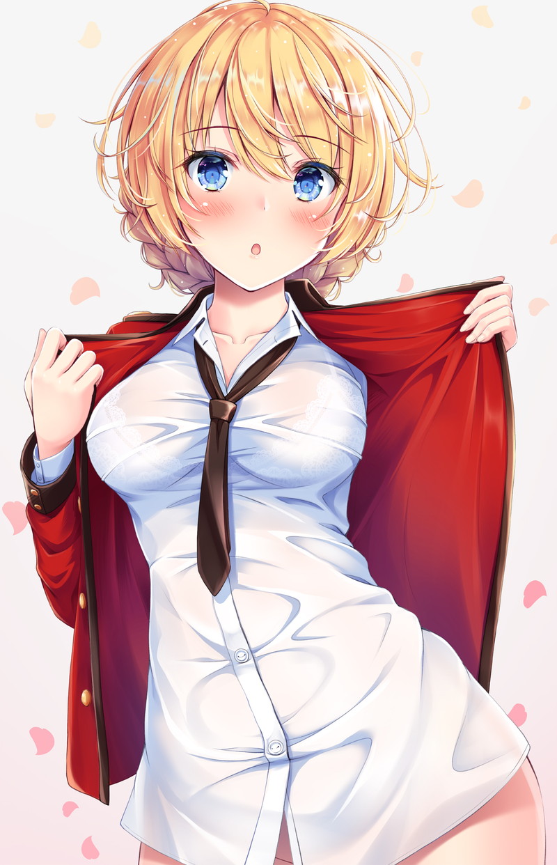 【二次】濡れ透けやスケスケな服を着た女の子のエロ画像 Part１２