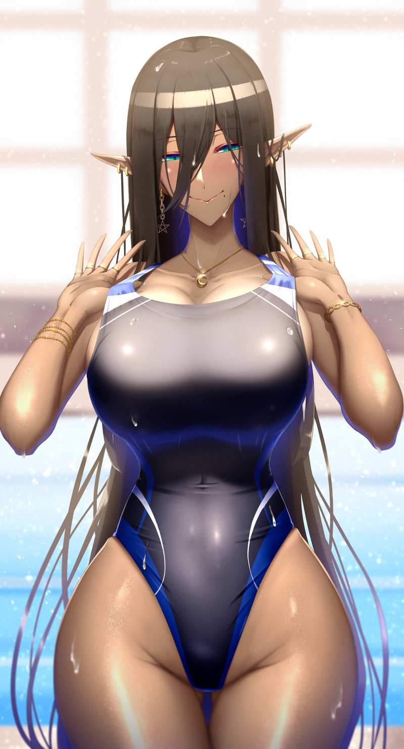 【二次】ロングヘアー、長髪の女の子のエロ画像 Part２２