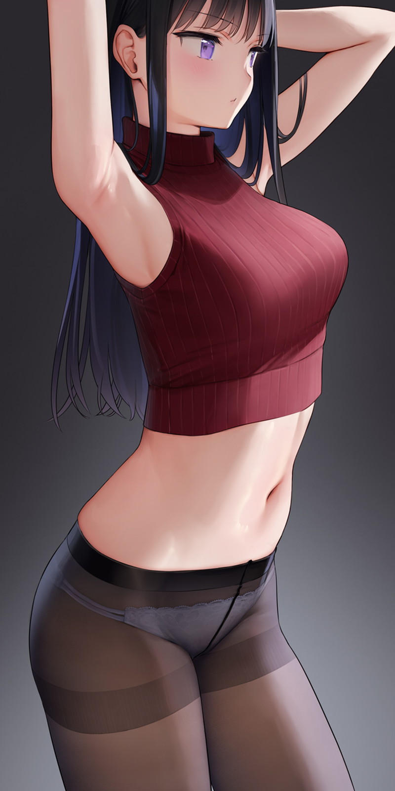 【二次】黒髪の女の子のエロ画像まとめ Part５４
