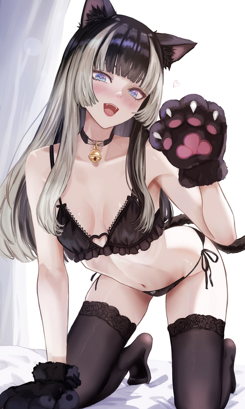 【二次】猫耳、狐耳などが生えたケモミミっ娘たちのエロ画像 Part１４６
