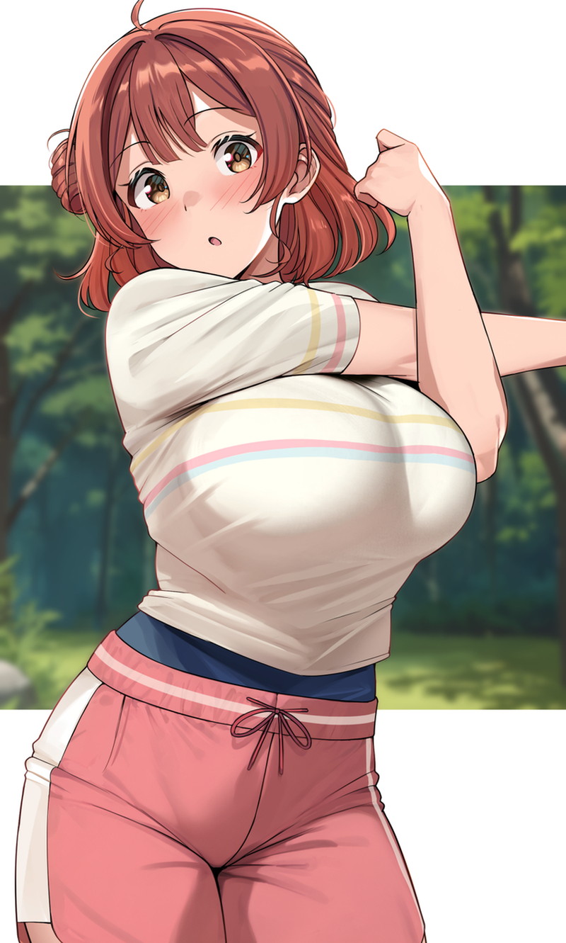 【二次】衣服に包まれた着衣おっぱいに興奮するエロ画像 Part３７