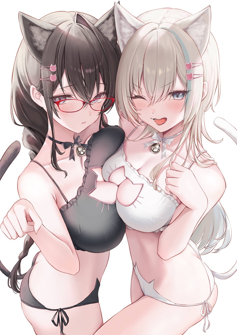 【二次】猫耳、狐耳などが生えたケモミミっ娘たちのエロ画像 Part１４７